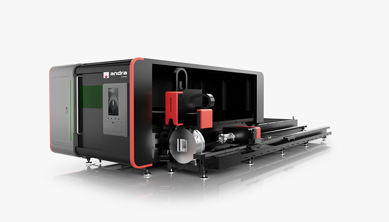 Máquina de corte a laser chapa e tubo cabinada AD3015TC2